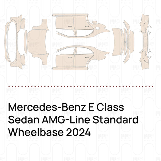 Pre-Cut PPF Mercedes-Benz E Class Sedan AMG-Line Standard Wheelbase 2024