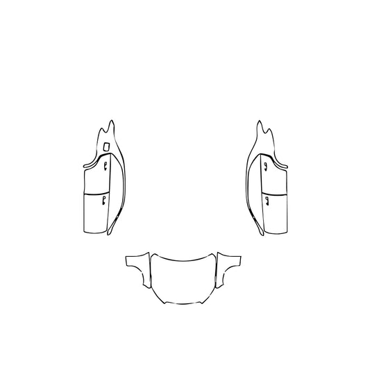 Pre-Cut PPF Mercedes-Benz E Class Sedan Luxury Standard Wheelbase 2014 - PPF-Kits