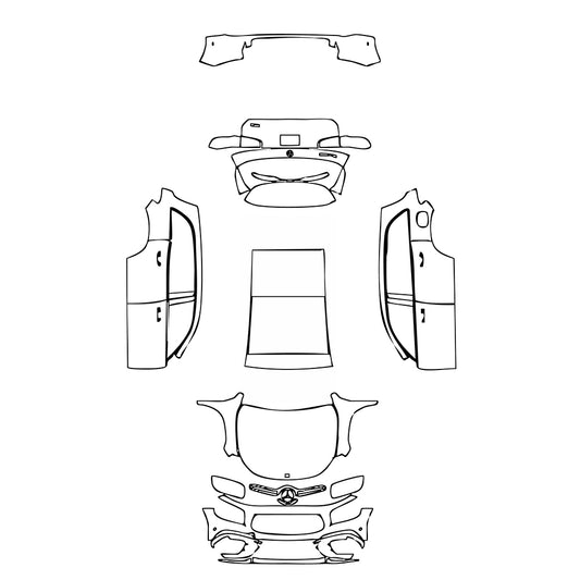 Pre-Cut PPF Mercedes-Benz GLB AMG Line 2024 - PPF-Kits