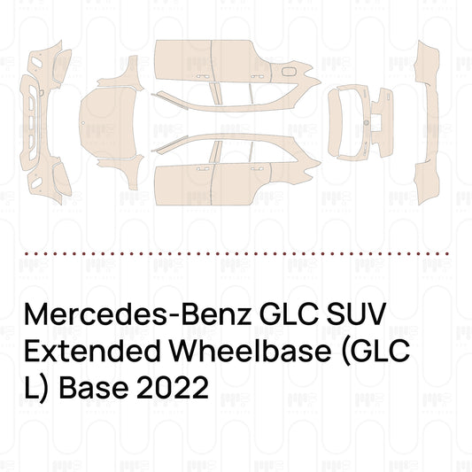 Pre-Cut PPF Mercedes-Benz GLC SUV Extended Wheelbase (GLC L) Base 2022