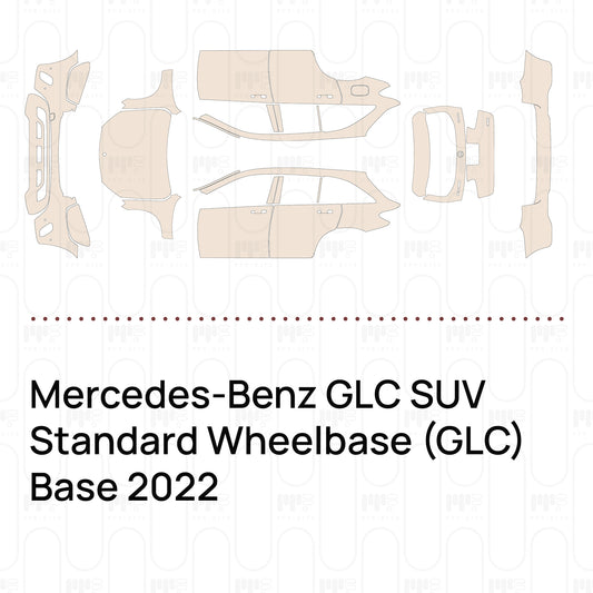 Pre-Cut PPF Mercedes-Benz GLC SUV Standard Wheelbase (GLC) Base 2022
