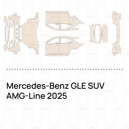 Pre-Cut PPF Mercedes-Benz GLE SUV AMG-Line 2025