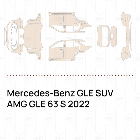 Pre-Cut PPF Mercedes-Benz GLE SUV AMG GLE 63 S 2022