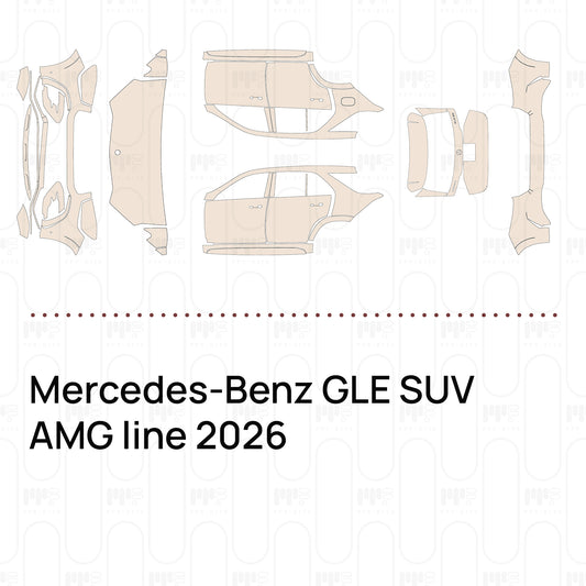 Pre-Cut PPF Mercedes-Benz GLE SUV AMG line 2026