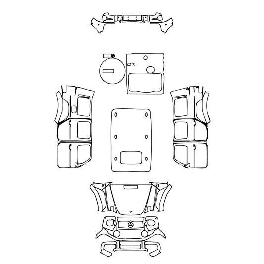 Pre-Cut PPF Mercedes-Benz G Class AMG G63 2021 - PPF-Kits