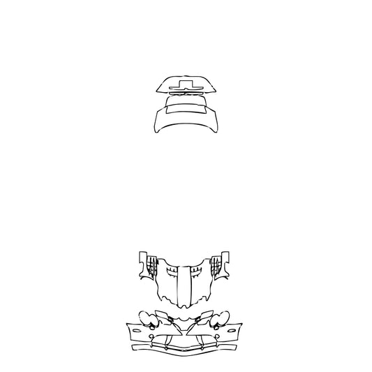 Pre-Cut PPF Mercedes-Benz SLR SLR McLaren 2005 - PPF-Kits