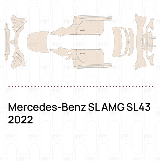 Pre-Cut PPF Mercedes-Benz SL AMG SL43 2022