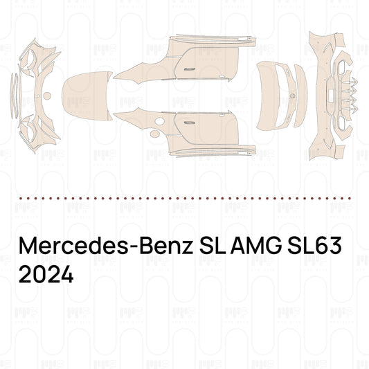 Pre-Cut PPF Mercedes-Benz SL AMG SL63 2024