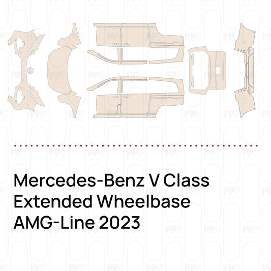 Pre-Cut PPF Mercedes-Benz V Class Extended Wheelbase AMG-Line 2023