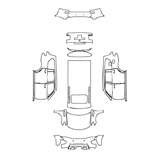 Pre-Cut PPF Nissan Armada (US) Base 2018 - PPF-Kits