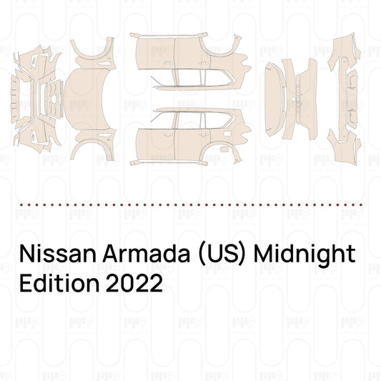 Pre-Cut PPF Nissan Armada (US) Midnight Edition 2022