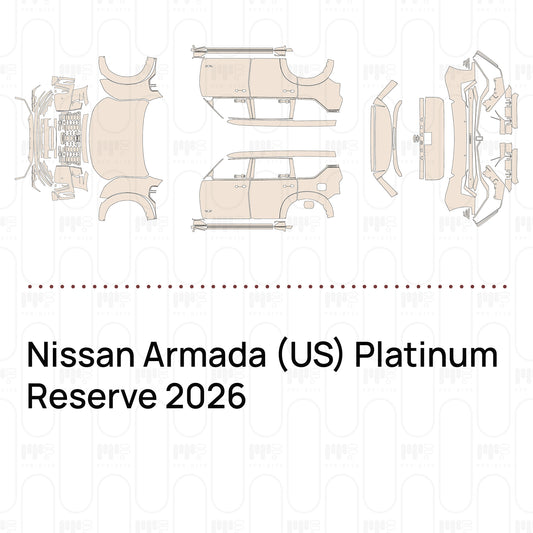 Pre-Cut PPF Nissan Armada (US) Platinum Reserve 2026