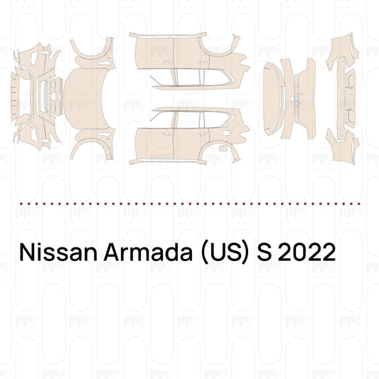 Pre-Cut PPF Nissan Armada (US) S 2022