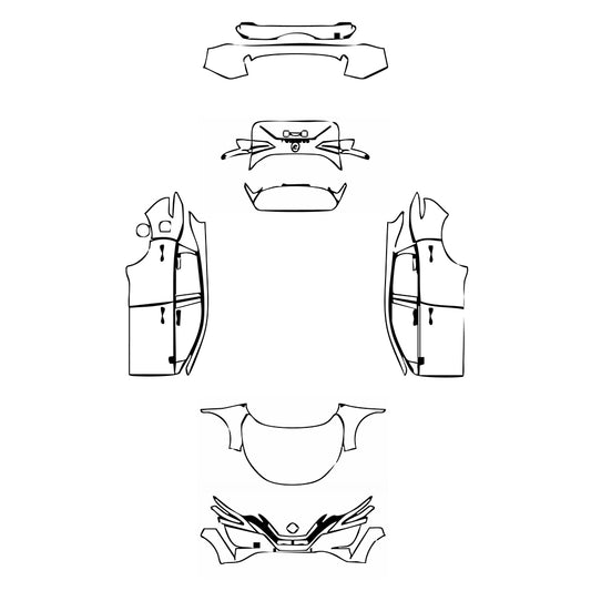 Pre-Cut PPF Nissan Qashqai (CN) 2023 - PPF-Kits
