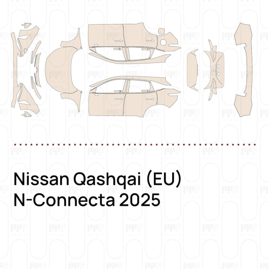 Pre-Cut PPF Nissan Qashqai (EU) N-Connecta 2025