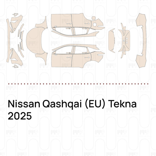 Pre-Cut PPF Nissan Qashqai (EU) Tekna 2025