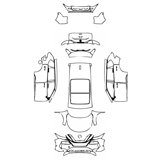 Pre-Cut PPF Nissan Rogue SV 2023 - PPF-Kits