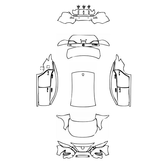 Pre-Cut PPF Nissan Sentra (US) SV 2022 - PPF-Kits