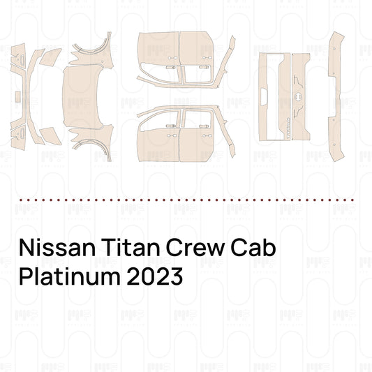 Pre-Cut PPF Nissan Titan Crew Cab Platinum 2023