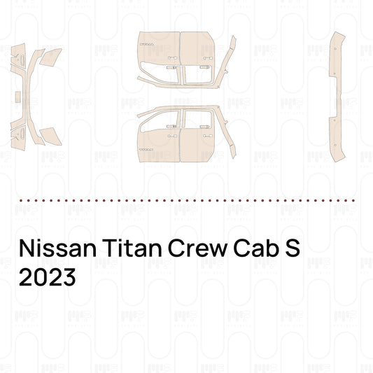 Pre-Cut PPF Nissan Titan Crew Cab S 2023