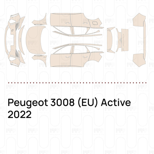 Pre-Cut PPF Peugeot 3008 (EU) Active 2022