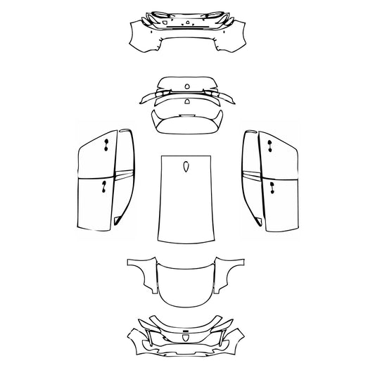Pre-Cut PPF Peugeot 308 (EU) Active 2024 - PPF-Kits