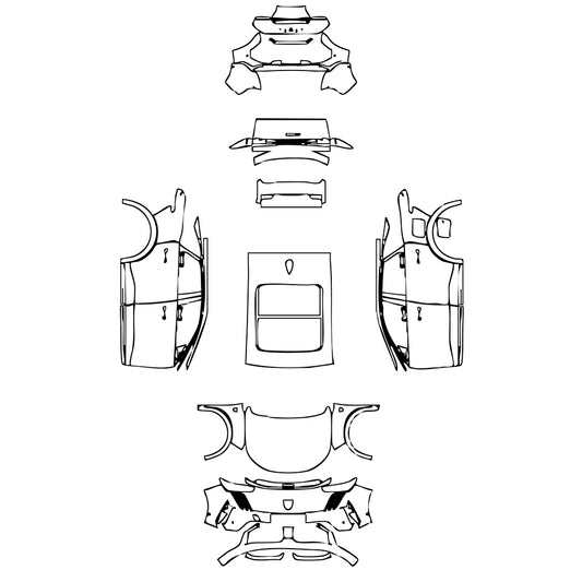 Pre-Cut PPF Peugeot E-3008 (EU) GT 2025 - PPF-Kits