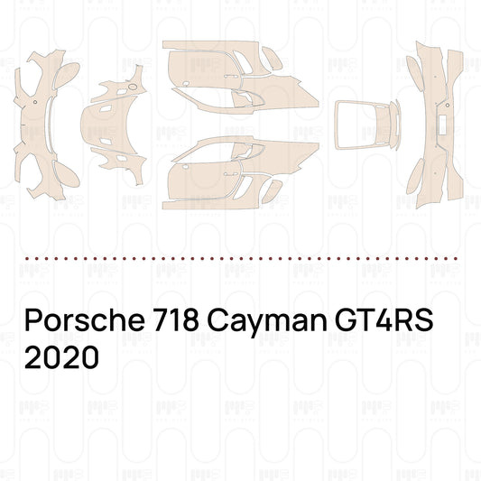 Pre-Cut PPF Porsche 718 Cayman GT4RS 2020