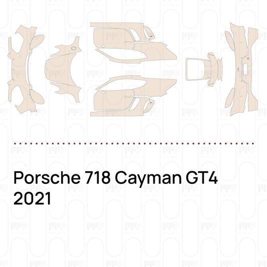 Pre-Cut PPF Porsche 718 Cayman GT4 2021