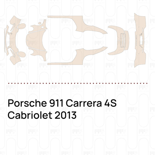 Pre-Cut PPF Porsche 911 Carrera 4S Cabriolet 2013