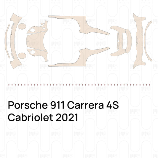 Pre-Cut PPF Porsche 911 Carrera 4S Cabriolet 2021
