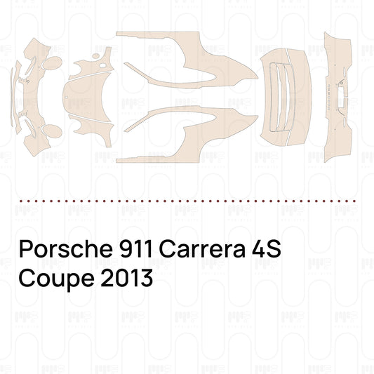 Pre-Cut PPF Porsche 911 Carrera 4S Coupe 2013