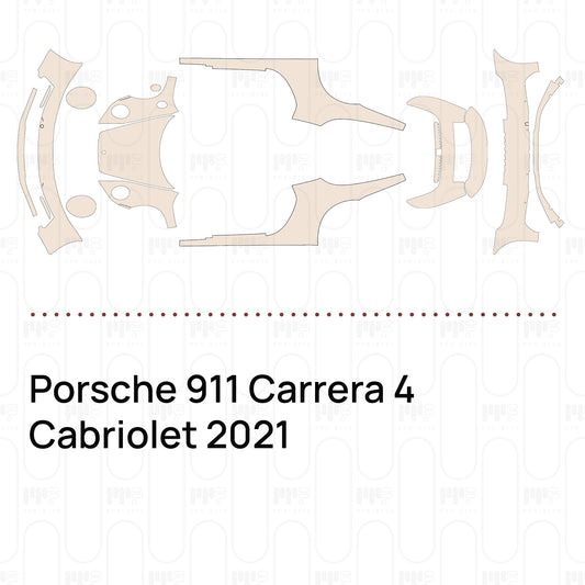 Pre-Cut PPF Porsche 911 Carrera 4 Cabriolet 2021