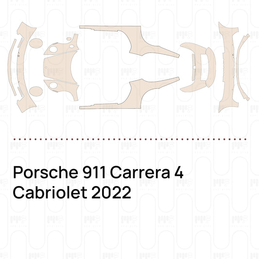 Pre-Cut PPF Porsche 911 Carrera 4 Cabriolet 2022