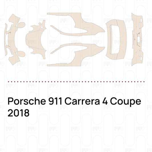 Pre-Cut PPF Porsche 911 Carrera 4 Coupe 2018