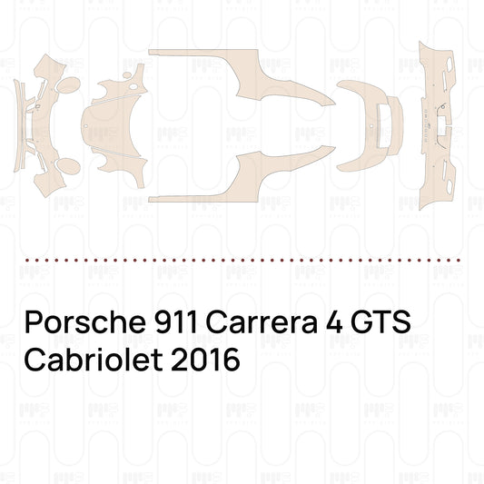 Pre-Cut PPF Porsche 911 Carrera 4 GTS Cabriolet 2016