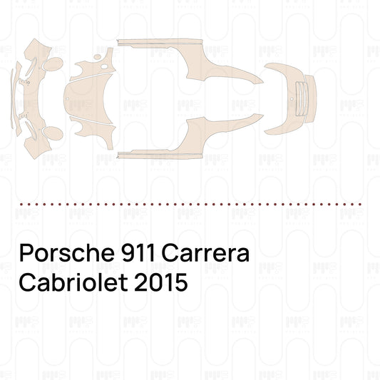 Pre-Cut PPF Porsche 911 Carrera Cabriolet 2015