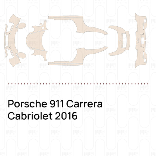 Pre-Cut PPF Porsche 911 Carrera Cabriolet 2016