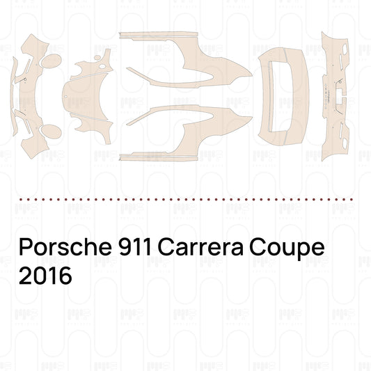 Pre-Cut PPF Porsche 911 Carrera Coupe 2016