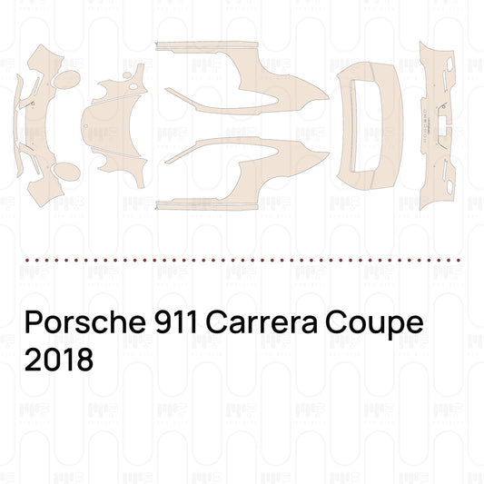 Pre-Cut PPF Porsche 911 Carrera Coupe 2018