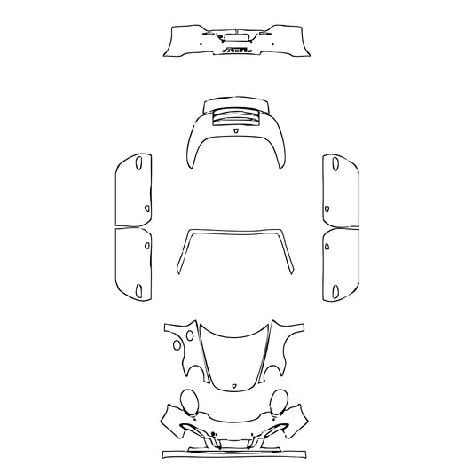 Pre-Cut PPF Porsche 911 Carrera GTS Cabriolet 2015 - PPF-Kits