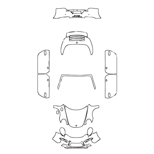 Pre-Cut PPF Porsche 911 Carrera S Cabriolet 2015 - PPF-Kits