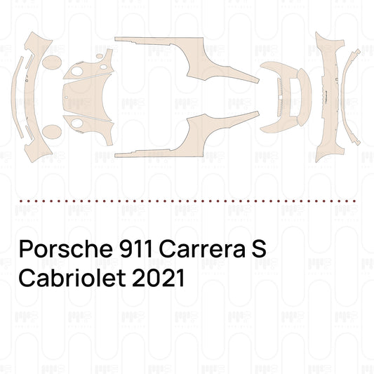 Pre-Cut PPF Porsche 911 Carrera S Cabriolet 2021