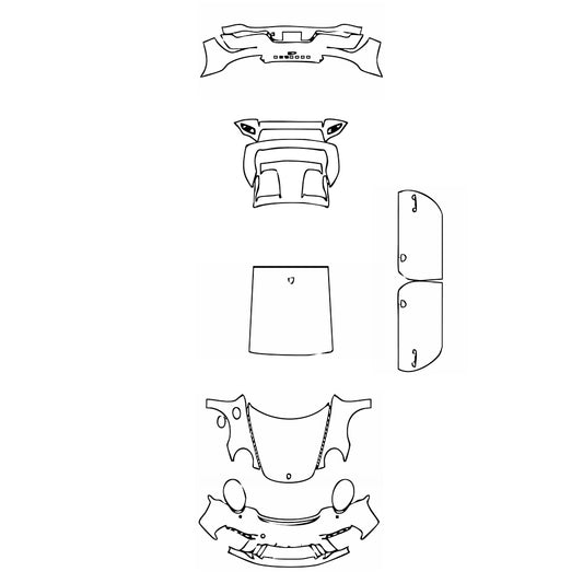 Pre-Cut PPF Porsche 911 GT3 2017 - PPF-Kits