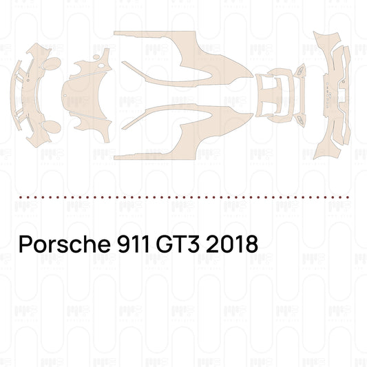 Pre-Cut PPF Porsche 911 GT3 2018