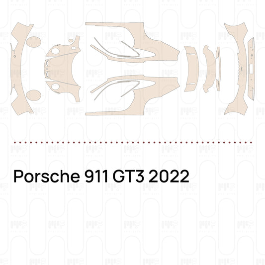 Pre-Cut PPF Porsche 911 GT3 2022