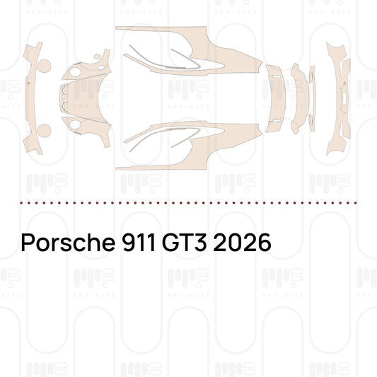Pre-Cut PPF Porsche 911 GT3 2026