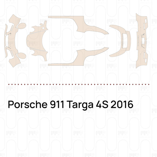 Pre-Cut PPF Porsche 911 Targa 4S 2016