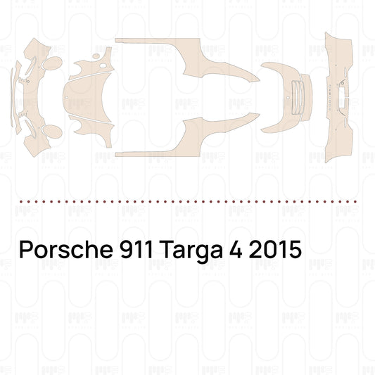 Pre-Cut PPF Porsche 911 Targa 4 2015