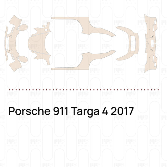 Pre-Cut PPF Porsche 911 Targa 4 2017